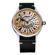 שעון מכני של קזינו פוקר שלד