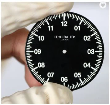Bright Black Enamel Watch Dial