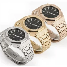 Casio Gshock GA2100 מארז נירוסטה שונה